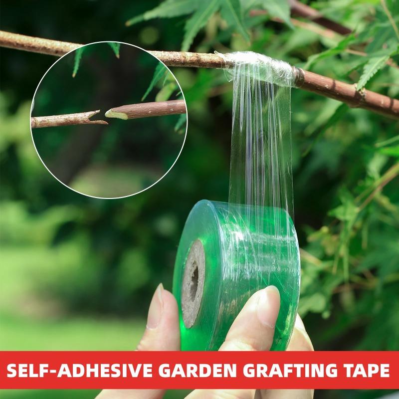 100m in Length Width 20/30mm Stretchable Self-adhesive PE Grafting Tape Film and Multi-functional Gardening Plant Seedling Pruning Shear