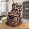 1 pc resin Fate Wealth God Ornament living room Home Crafts Buddha Statue Sculpture Desktop decor feng shui Housewarming gift