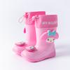 Children's Rain Boots Girls' Water Boots Non-Slip Waterproof Rain Boots Girls' Kuromi Kindergarten Kids' Water Shoes