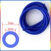 ID 3/4mm thickness 2mm Length 1M 3M 5M Universal Car Vacuum Silicone Hose Racing Line Tube Blue Black Red Pressure Relief Tube