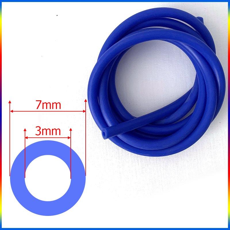 ID 3/4mm thickness 2mm Length 1M 3M 5M Universal Car Vacuum Silicone Hose Racing Line Tube Blue Black Red Pressure Relief Tube