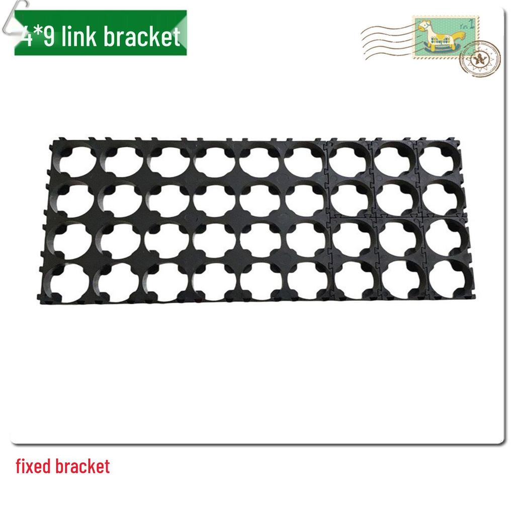 18650 Lithium Battery Pack Bracket for 1-6 Cells, 18.4mm Holes