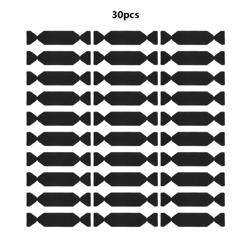 Pre-Cut Self Adhesive Felt Buffers Replacement Black Fabric Felt for 4Inch Squeegee Car Vinyl Wrap Application Tool Tint Scraper