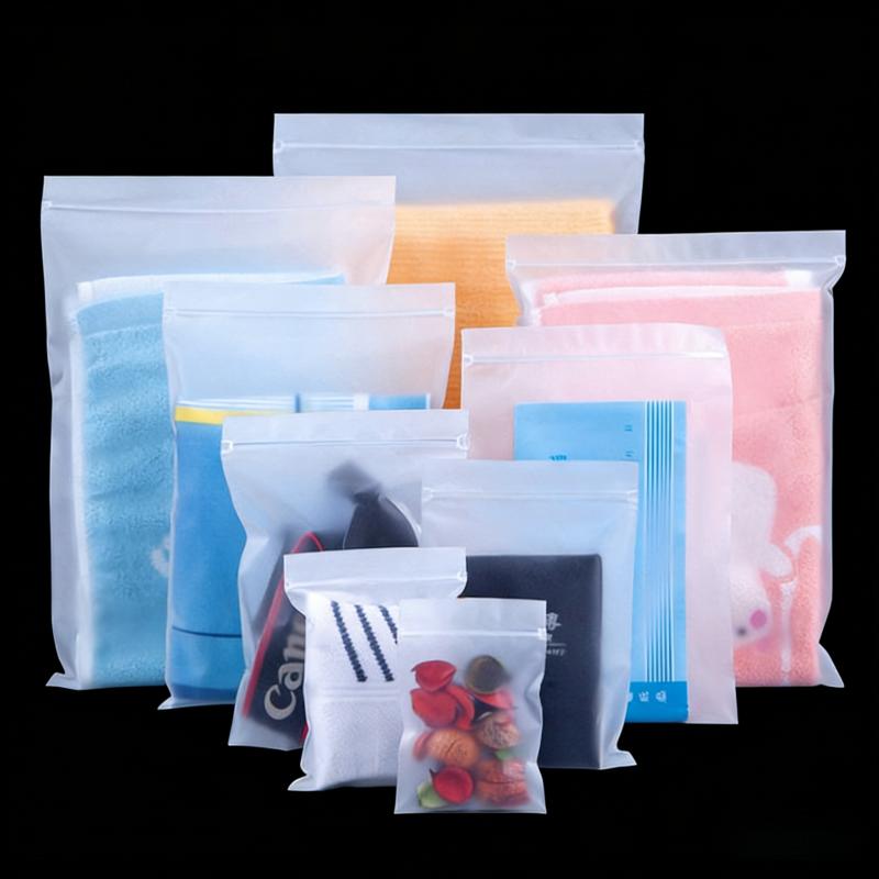 50Pcs Matte CPE Cartilage Self Sealing Bag, Book,Jewelry,Stationery Packaging Sealed Bag, Data Cable Universal Packaging Bag