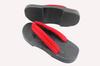 Convenient White and Black Geta Sandals Are Perfect for Japanese Cosplay and General The Simple Red Straps Make Them Perfect for and Size Naissant's