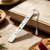 Strong Metal Page Marker Frosted Bookmark, Engraved Marker, Thin Book Mark Bookmark for Students Teachers, Graduation Christmas Gift Lovers