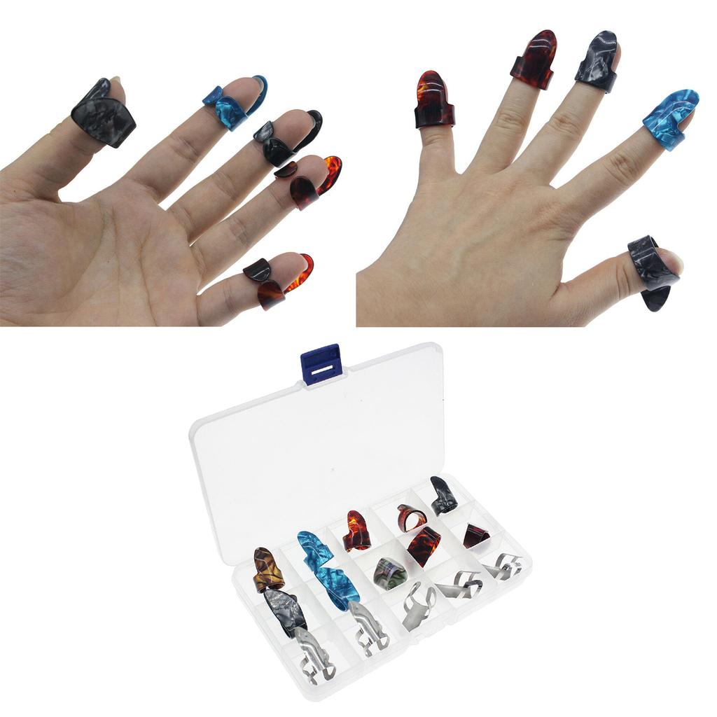 Supports De Médiators En Caoutchouc - Lot De 10 - 25x12 Mm - Pour Guitare, Basse, Ukulélé - Fixation Facile