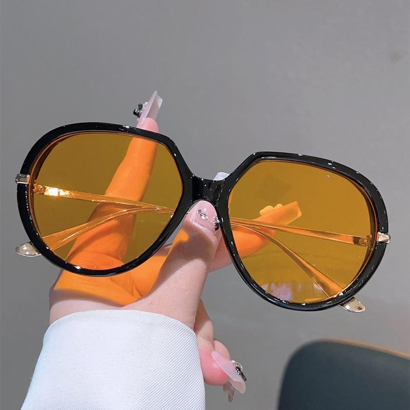 Oversized Round Sunglasses for Men Women 2026 New Trendy Outdoor Decor Shades Luxury Brand Design Sun Glasses Streetwear Eyewear
