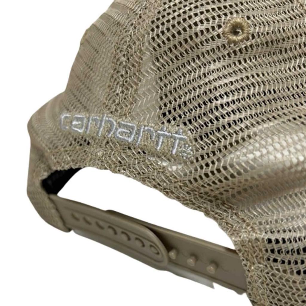 Carhartt Canvas Netzrücken Dunkelkhaki Eine Outdoor Einfaches Design Kappe, 100286, (253), Größe, Kappe,