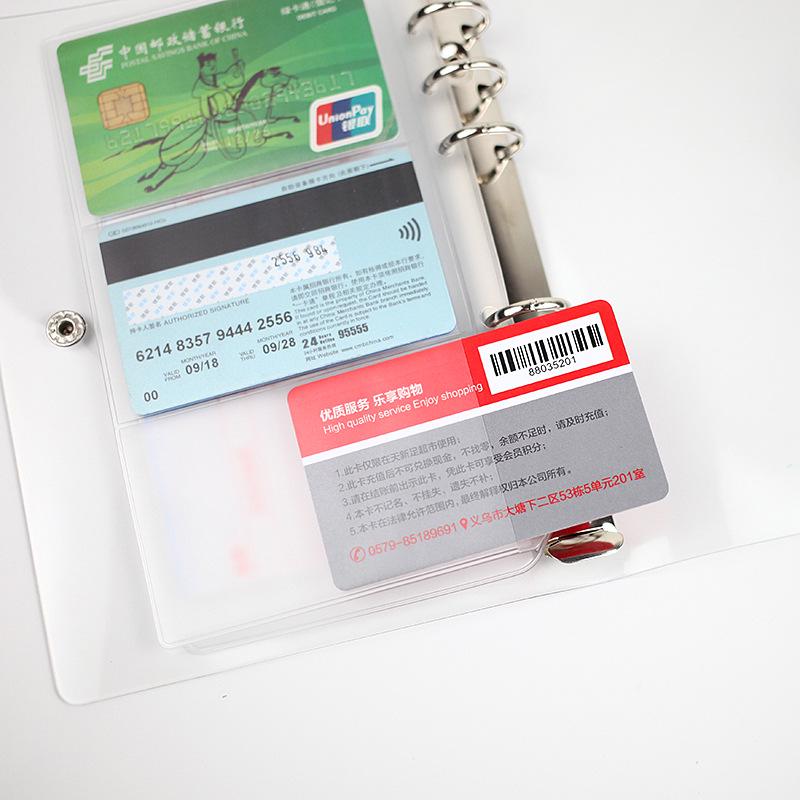 A6 Loose-Leaf Notebook Planner with Sticker Album, Zipper Storage, and 6-Hole Refill Pages