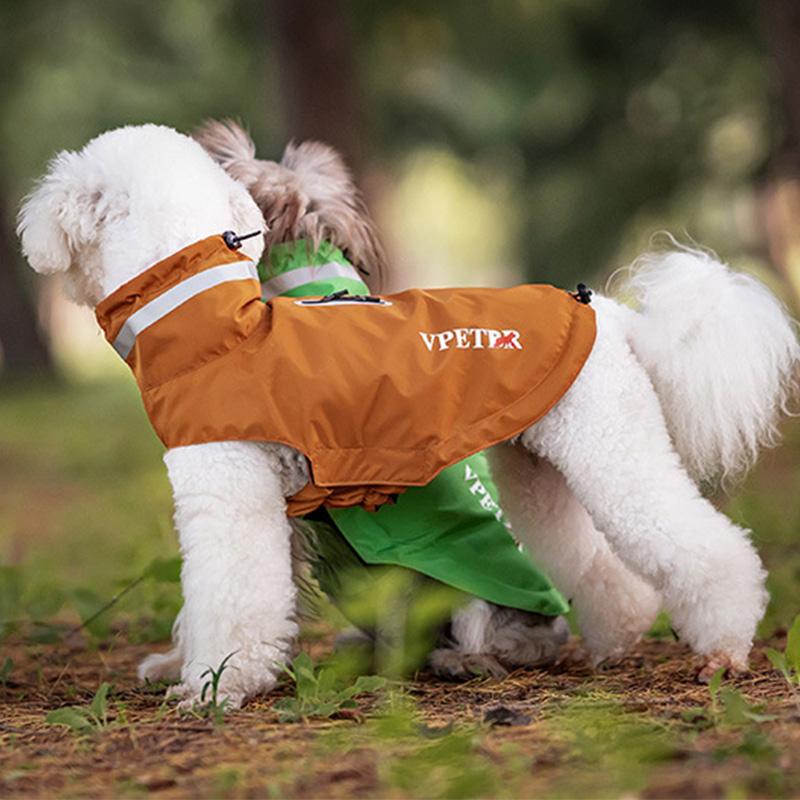 Four Legged Waterproof Raincoat Dog With Hood Rain Split Type Full Pack Raincoat Waterproof Jacket Small And Medium-sized Dog