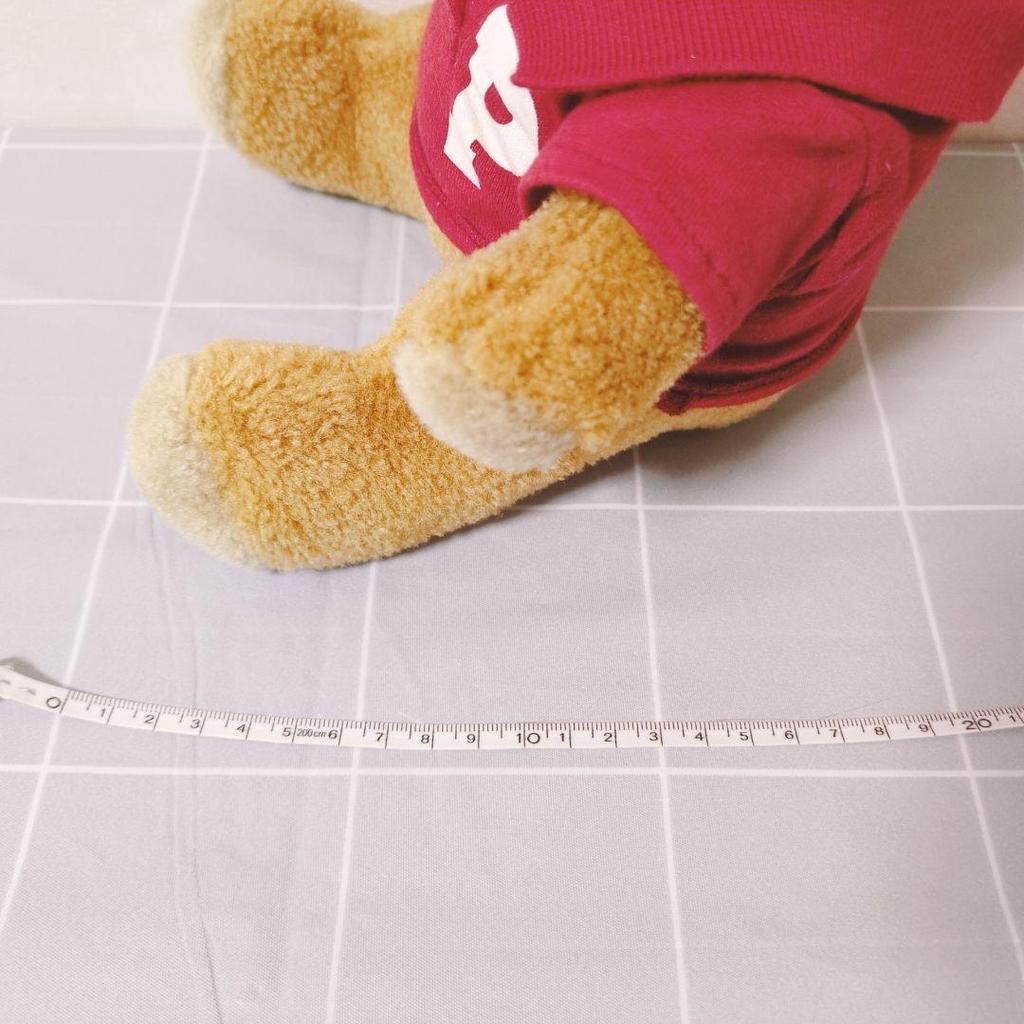 [USED] Pink House/PINKHOUSE Bear Plush Toy Teddy Bear Heisei Retro