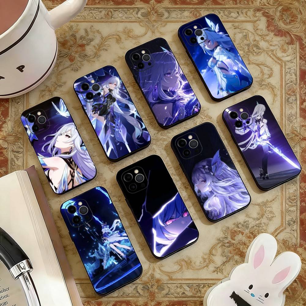 Skirk G-Genshin Impact Etui na Telefon Silikonowe Miękkie Dla IPhone 17 16 15 14 13 12 11 X XR Plus Pro Max Plus