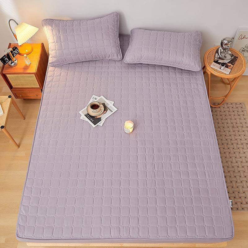 Padded Thickened Mattress Single-piece Bedspread Simmons Mattress Protective Cover Dust Cover All-inclusive Bed Sheet Bed Cover