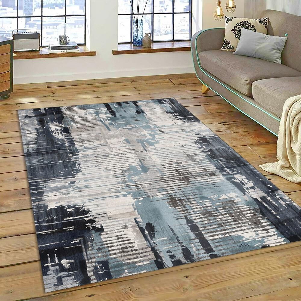 Style New Bohemian Abstract Modern Art Geometry Carpet Rug for Living Room Bedroom Home Sofa Decoration Floor Mat