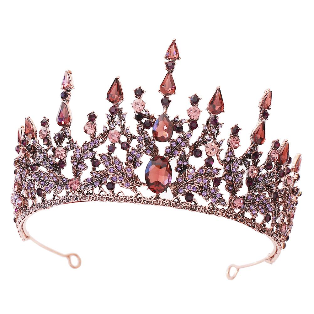 Crowns For Women Gothic Tiara For Girls Vintage Baroque Queen Crown For Wedding Pageant Prom Headpieces