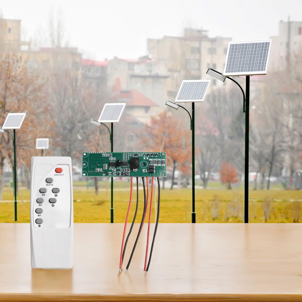 1 Set Wireless Remote Control 3.2V 3.7V Solar Light Circuit Board Has Been Soldered Solar Lamp Control Panel