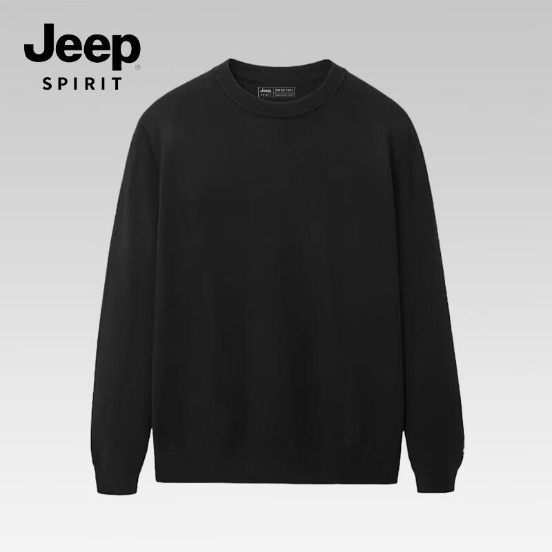 Мужской свитер с круглым вырезом из смесовой шерсти JEEP SPIRIT XL