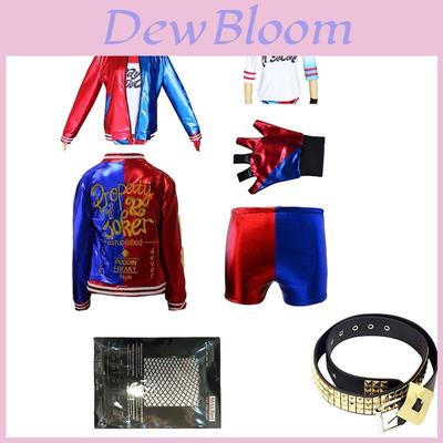 Game Anime Cosplay Costume Hot Harley Quinn Inspired Outfit For Women