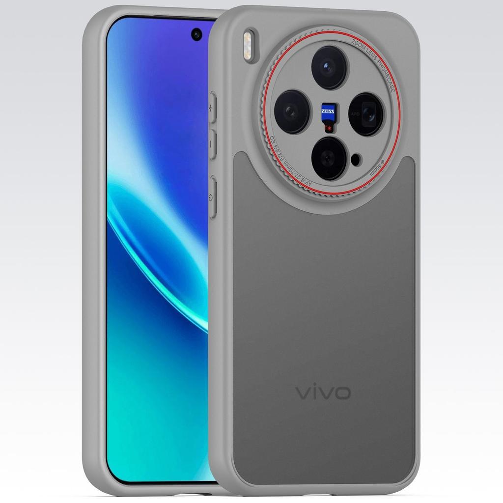 For Vivo X300 Pro Case Acrylic Matte Transparent Phone Back Cover For Vivo X 300 Lightweight Simple Shell Shockproof Bumper