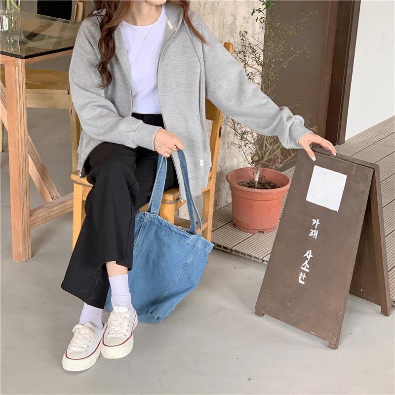 Women's Versatile Thin Hooded Sweatshirt - Korean Style BF and Lazy Fit for Spring, Autumn and Winter