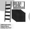 Bunk Bed Step Pads 5 Pieces Soft Anti-Slip Protector Bunk Bed Ladder Stabilizer Pads with 10 Adjustable Hoop Straps for Dorm