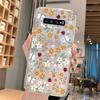 For Samsung Galaxy S9 Plus S9 S10 4G S10e S10 A10 A11 M11 A20 A30 M10A A20e A40 A21S Flowers Plants Clear Daisy Silicone Cover