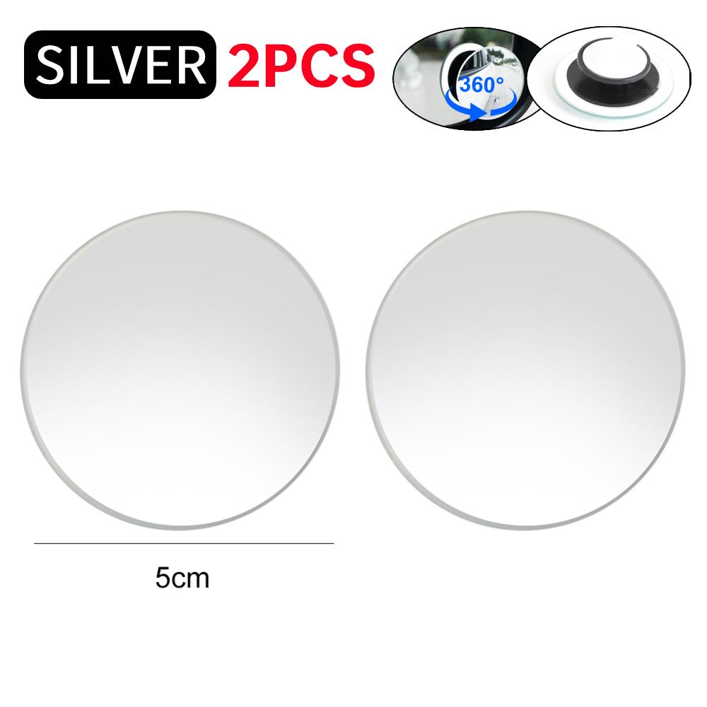 

2 шт. круглой рамы автомобильное вспомогательное зеркало заднего вида автомобильное зеркало заднего вида для слепых зон вращающееся на 360 градусов широкоугольное зеркало для слепых зон темно серый