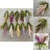 Iron Reed Simulation Flowers Nordic Faux Botanical For Wall Decor And Retail Display