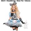Wonderland Alice In Cosplay Costume Women Stage Performance Halloween Dress