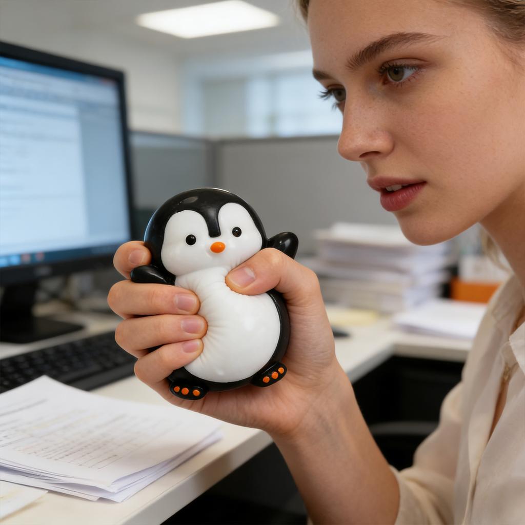 Rot Penguin Shape Stress Toy Squishes Kit For Stress Sensory Play Gifts Skateboard