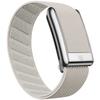 Suitable for Whoop 5.0 Mg Wristband Strap W  Leather Nylon Woven Elastic Whoop Sports Replacement Strap Gold Silver Metal