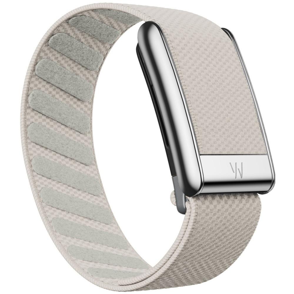 Suitable for Whoop 5.0 Mg Wristband Strap W Leather Nylon Woven Elastic Whoop Sports Replacement Strap Gold Silver Metal