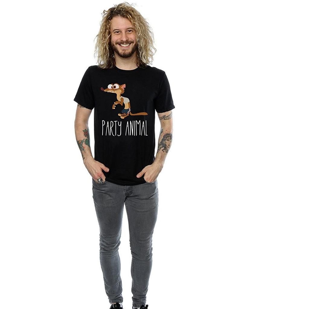 Zootropolis Mens Party Animal Cotton T-Shirt