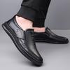 Mode Einfarbig Neue Designer Loafers Herren Frühling Herbst Neue Designer Rindslederschuhe Herren Weiche Sohle Leichte Mode Freizeitschuhe Herren