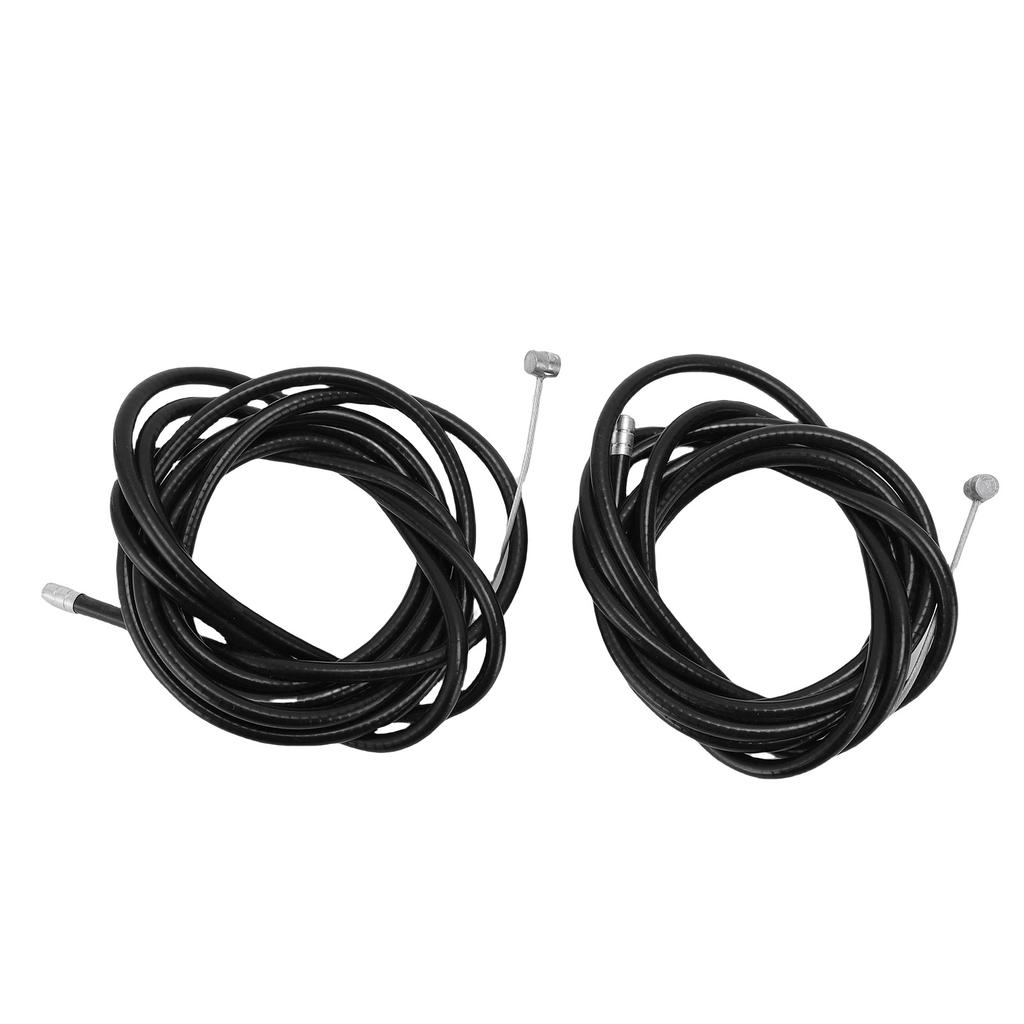 2pcs Brake Cable Replacement for M365 Pro4 Electric Scooter Black 6.4ft Rubber Steel Scooter Brake Line