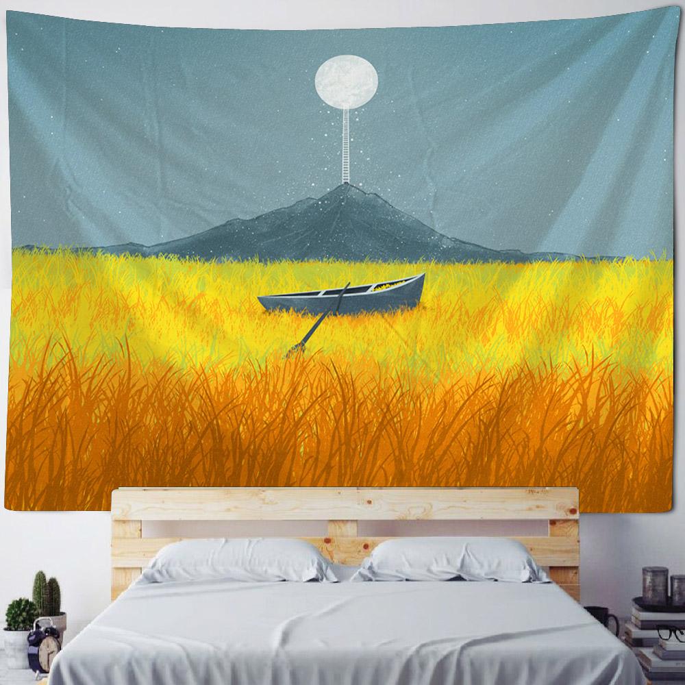 Fantasy Art Tapestry Cartoon Home Art Decoration Tapestry Kawaii Bohemian Hippie Room Wall Decoration Blanket Bed Sheet