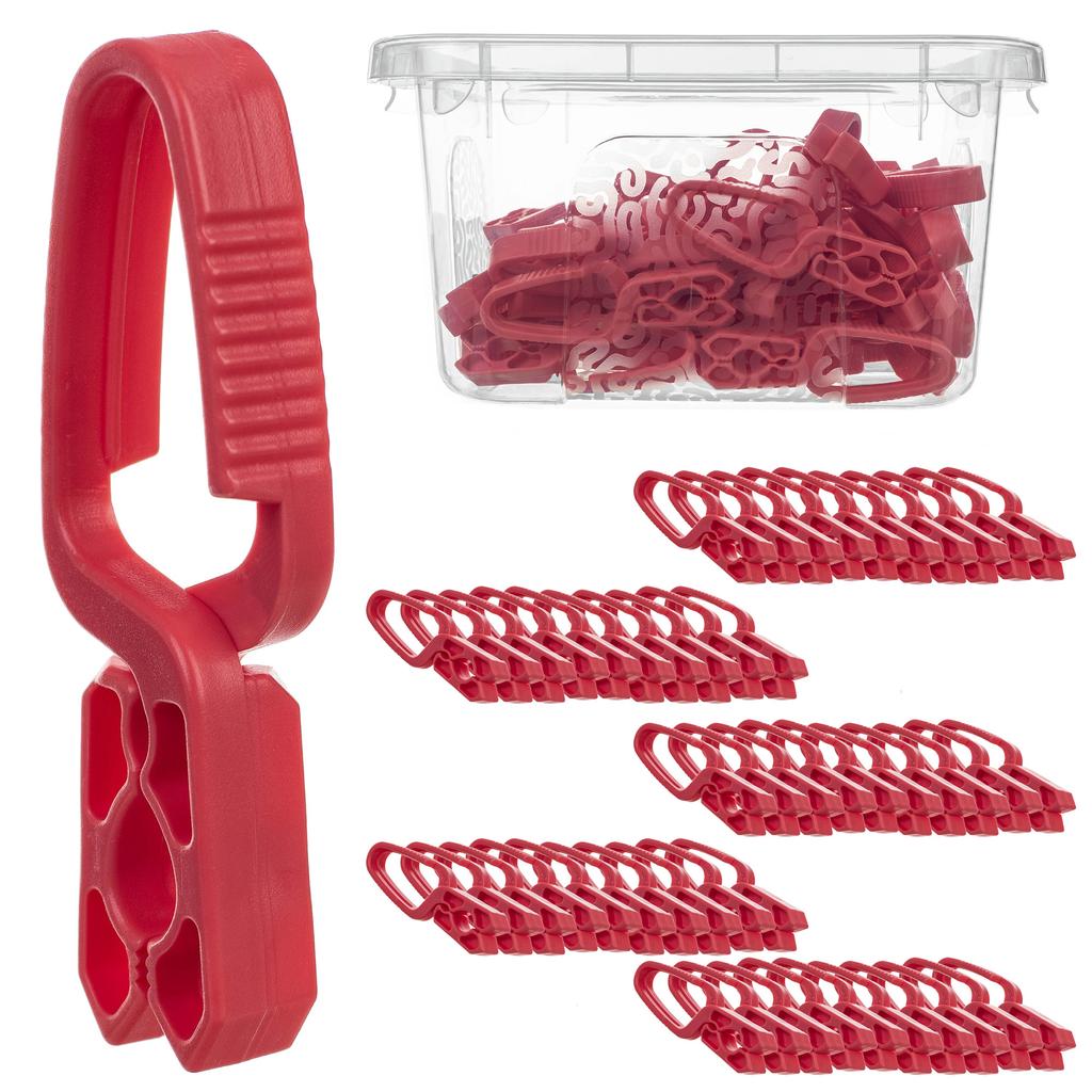 KADAX Laundry Pegs Clothes Pegs Underwear Pegs Washing Frogs 50 Pcs + Container