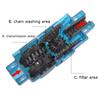 Chain Cleaner Cleaning Bicycle 3D Chain Brush Wash Tool Set Bike Protection Oil Bike Chain for Mountain Cycling Bike Accessories