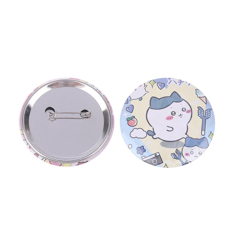 Cartoon Brooch For Kids Gift Enamel Pin Anime Pins Tinplate Chest Badge Hanging Bag Decor
