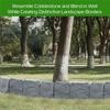 10pcs Garden Fence Imitation Stone Plant Support Stake Outdoor Landscape Edging Decorative Border