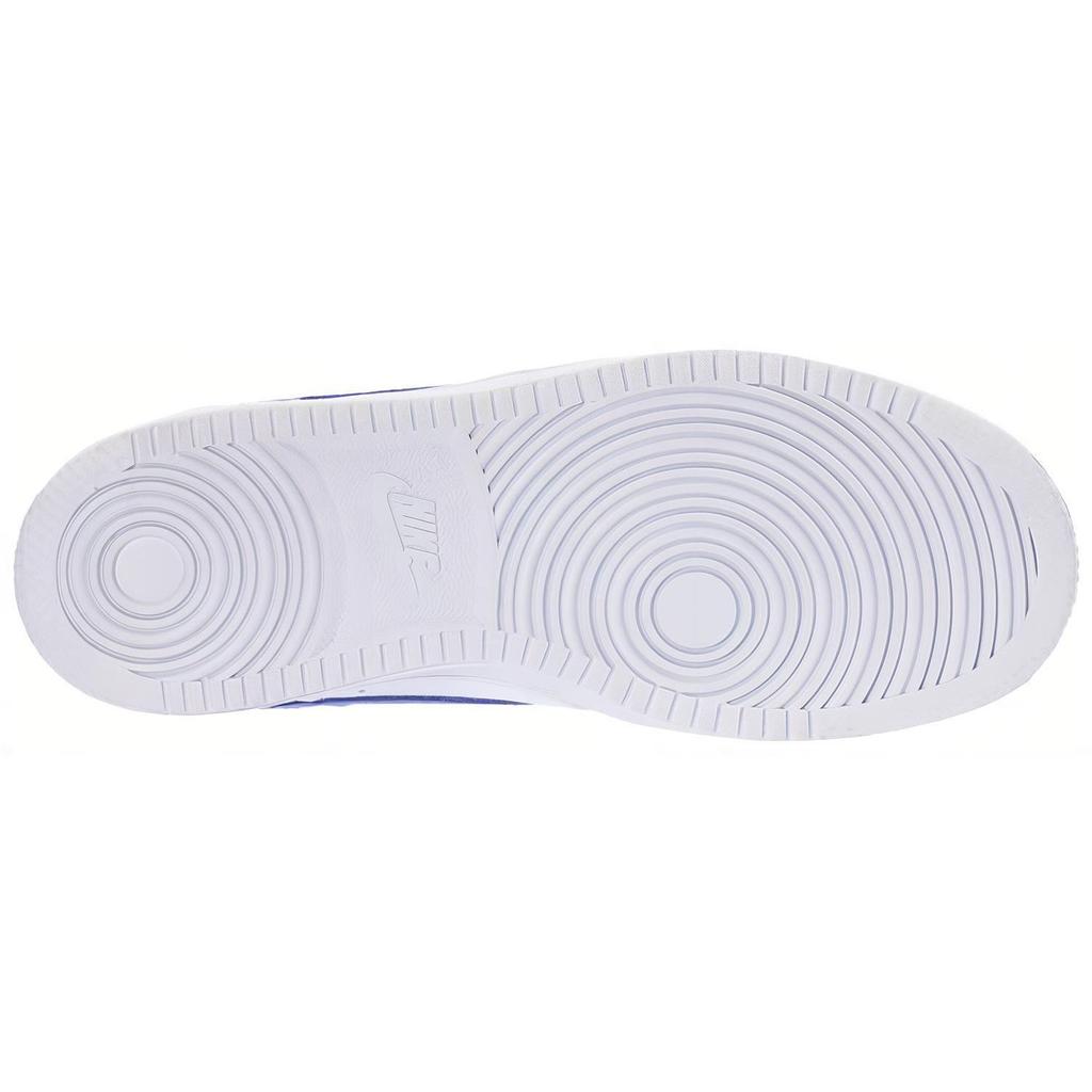 Nike Court Vision Low Syntetiskt Läder Halkfria Stötdämpande Slitstarka Låga Skate-skor Dam sneaker Vit Blå CD5434-108