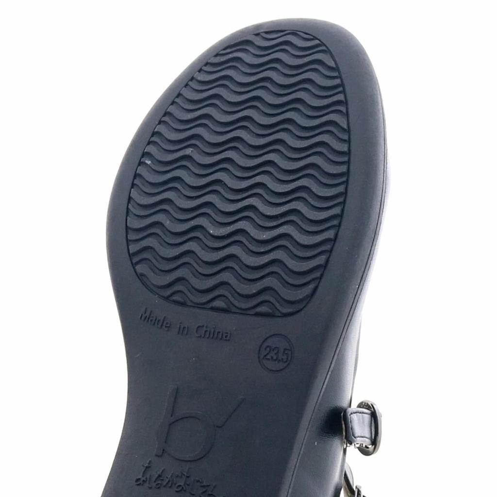 Long Double Strap Pumps for All Weather Conditions Easy To Walk Wide High Perfect for and Rainy Low Classic Style by Daddy Long Legs Japanese Shoe