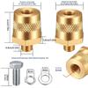 Universal Brass Battery Terminal Adapter Battery Poles Adapter For Car Boat Electrical Battery Post Connector