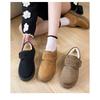 Women Thickened Plush Lined Velcro Casual Soft Sole Warm Short Snow Boots