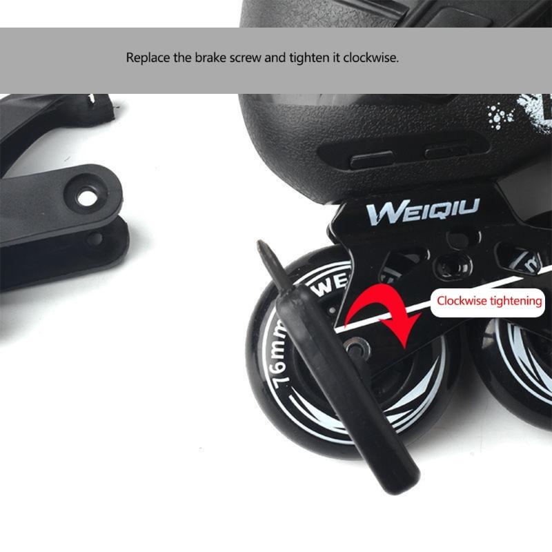 1Pc Inline Skate Roller Brakes Stopper Replacement Skate Roller Skate Brakes Block Adults Kids Inline Skate Part