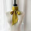 5x190cm Women Satin Silk Narrow Scarf Neckerchief Solid Color Neck Scarves Long Silk Scarf DIY Bag Ribbon Head Neck Hair Band