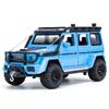1/24 Benz G550 Adventure Version Alloy Simulation Car Model Sound and Light Pull Back Toy Off Road Vehicle Boys Collection Decoration