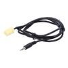 59.1in 6Pin AUX IN Cable Audio Input Adapter 3.5mm Jack Replacement for Fiat Grande Punto