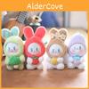 Adorable Plush Bunny Keychain Soft Vegetable Elf Bag Charm Stuffed Toy Gift